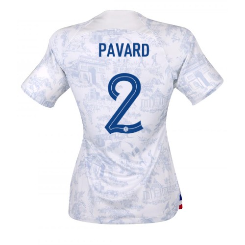 Fotbalové Dres Francie Benjamin Pavard #2 Dámské Venkovní MS 2022 Krátký Rukáv